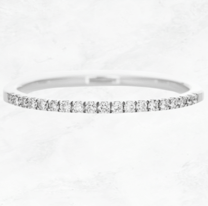 E/F VVS Classic Halfset Eternity Ring 1ct