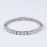 3.84 CT. E/F-VS/SI Diamentowa bransoletka tenisowa z 18-karatowego białego, żółtego lub różowego złota