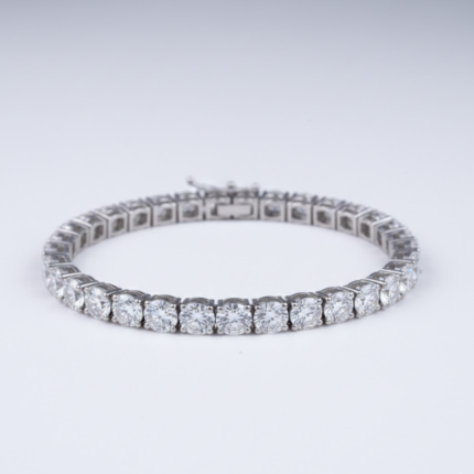 6.72 CT. E/F-VVS Diamond Tennis Bracelet in 18k White, Yellow or Pink Gold