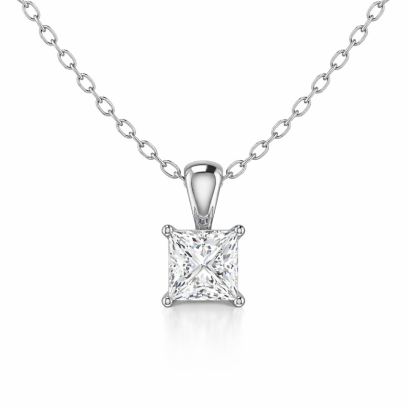 Princesss Diamond Pendant