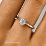 Elegant Brilliant Cut 6-Prongs Solitaire
