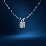 Timeless 4 Prong Round Diamond Necklace Pendant