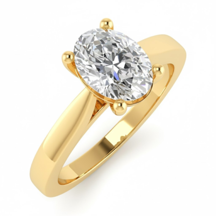 Classic Oval Cut Solitaire Ring