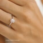 Elegant Oval Cut Solitaire Ring