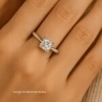 Elegant Princess Cut Solitaire