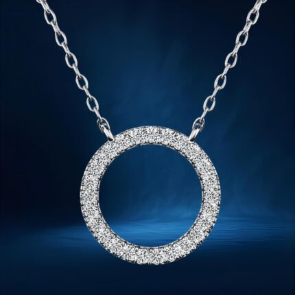 Klassieke Ronde Diamant Hanger