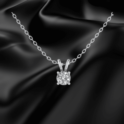 Pendant with Round Diamond F/VS 0.30CT