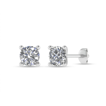 Earring with Round Diamond F/VS 0.30CT