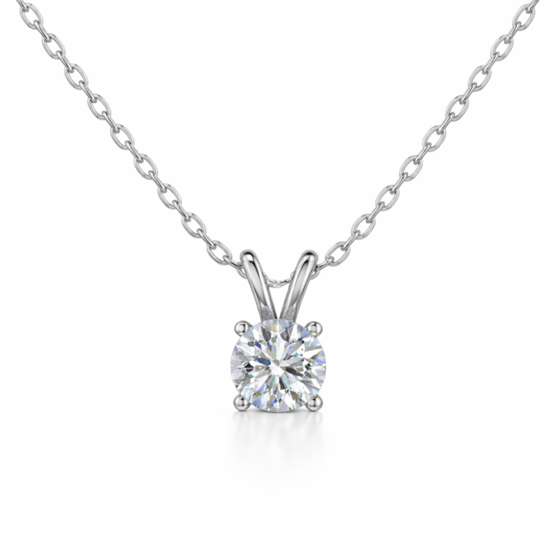 Round Diamond Pendant
