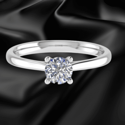 Engagement Ring with Round Diamond F/VS 1.00CT