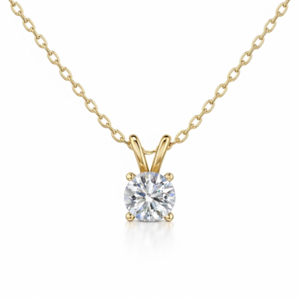 Round Diamond Pendant F/VS 0.70CT