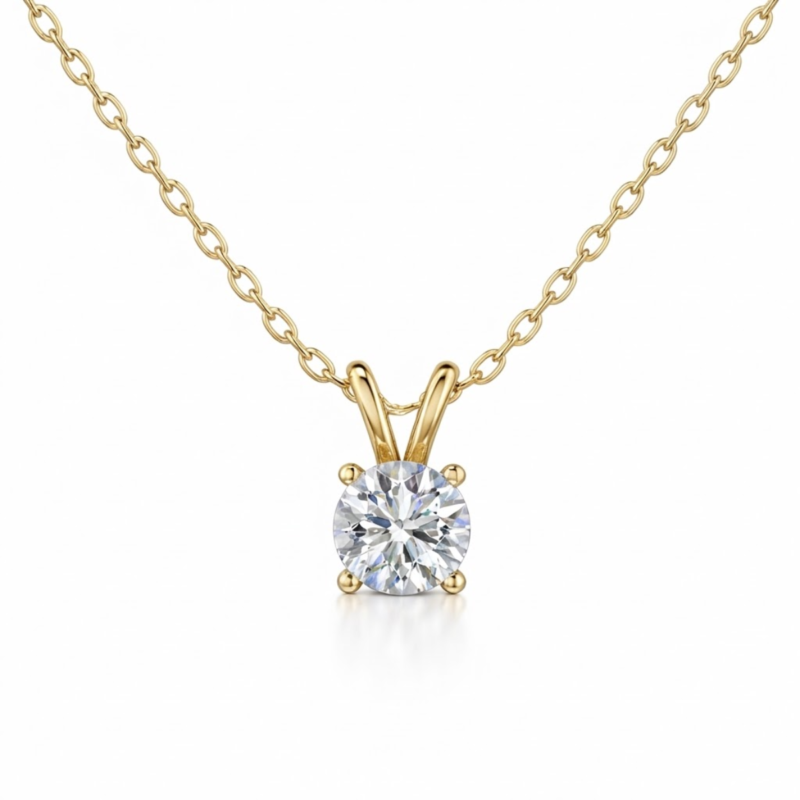 Round Diamond Pendant F/VS 0.70CT