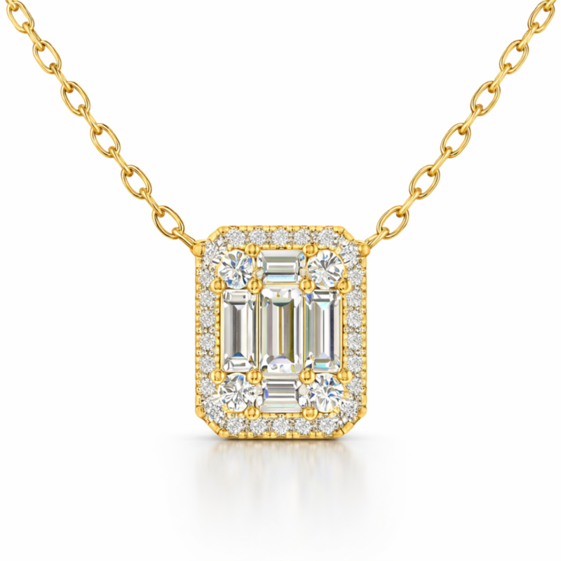 Unity Baguette Pendant