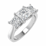 Princess Diamond Trilogy Ring