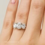 Trilogy Ring with Oval Diamonds