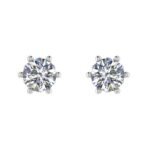 Orivelle Sixfold Solitaire Studs Earring