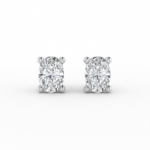 Ovalisse Pure Oval Diamond Stud Earrings