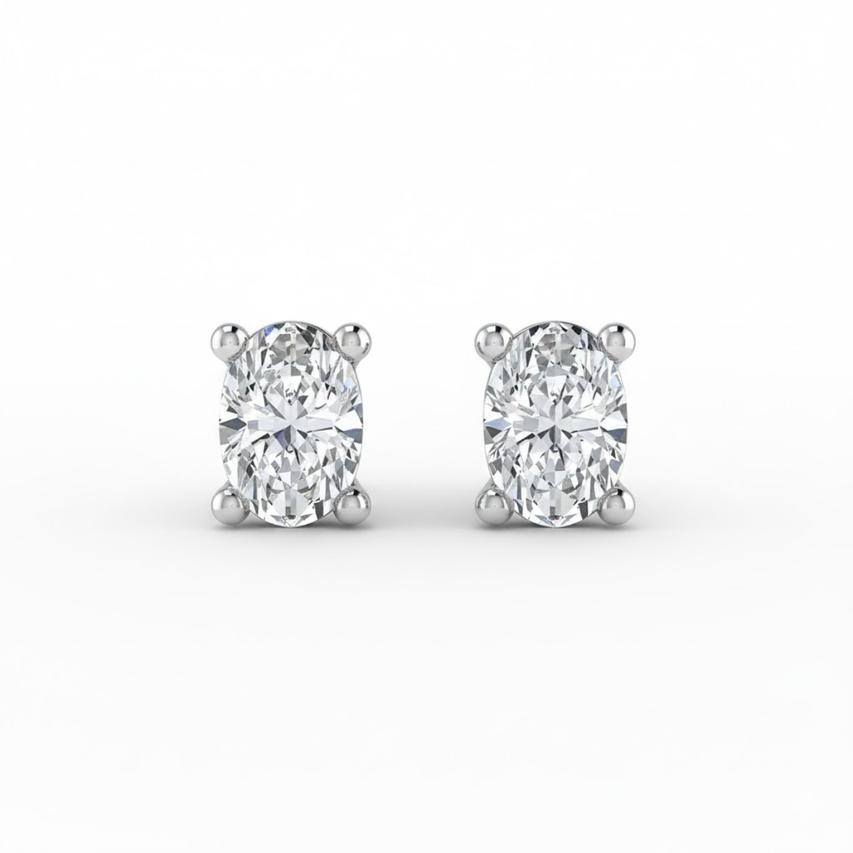 1-82.png Ovalisse Pure Oval Diamond Stud Earrings – Image 1