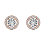 Aureline Halo Crest Stud Earrings