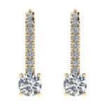 Serenique Driftline Diamond Drop Earrings